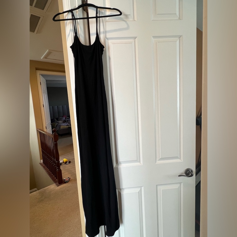 Elegant Black SKIMS Maxi Dress